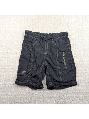 VTG Louis Garneau Cycling Shorts Womens Sz S Black MTB Mountain Bike Gorpcore